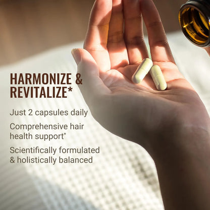 Mezcla Revitalizante De Vitaminas Para Cabello Con Biotina Y Colágeno Paquete De 2