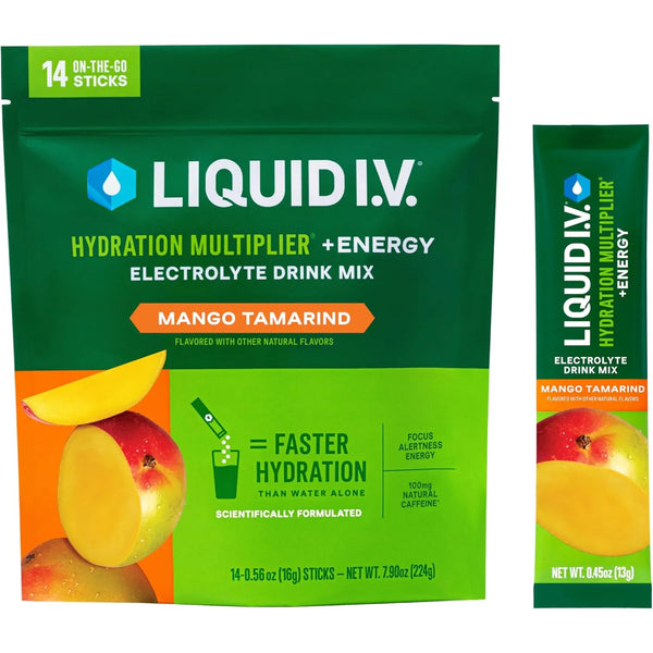 Hidratacion Y Energia En Polvo Sabor Tamarindo Mango 14 Porciones Liquid Iv