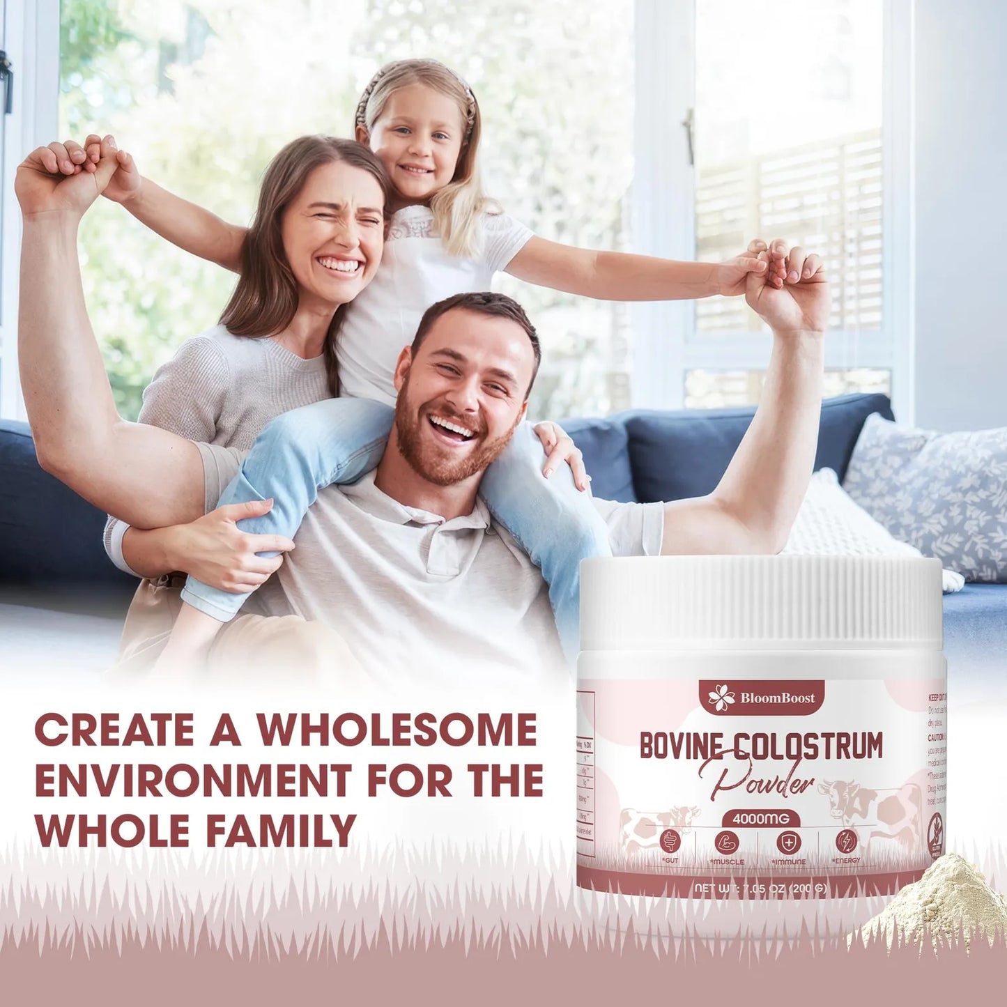 Calostro Bovino En Polvo 4000 Mg 45 IgG Salud Intestinal E Inmunológica