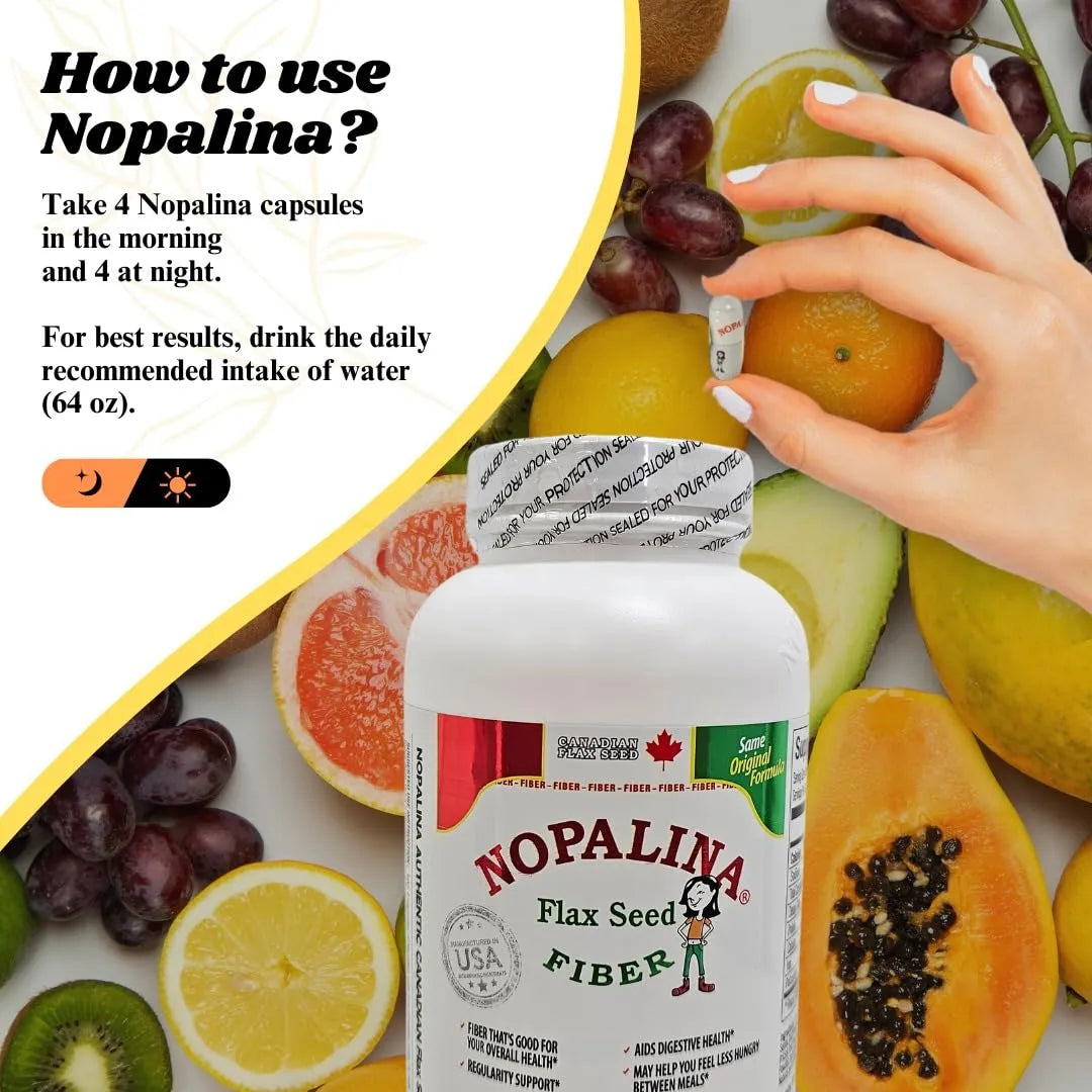 Cápsulas De Semilla De Lino 240 Unidades Fórmula Natural Para Digestión Y Corazón
