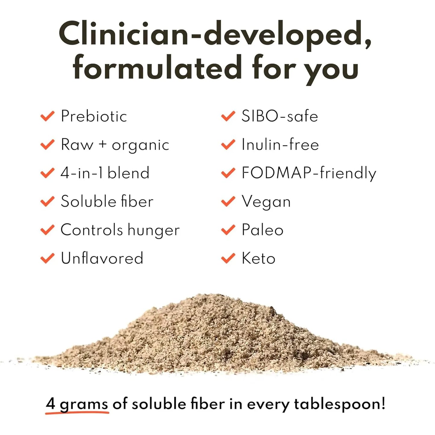 Fibra Soluble Orgánica Loosen Up Salud Intestinal Alivio Estreñimiento Vegano Sin Gluten