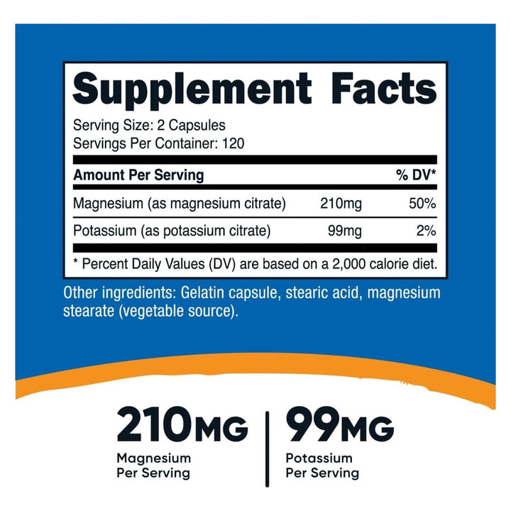 Magnesio Potasio Citrato 240 - Imagen 4