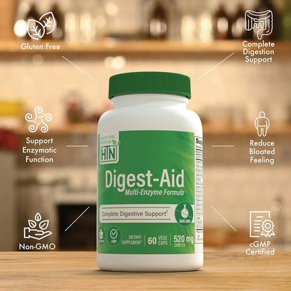 Enzimas Digestivas Con Prebióticos Y Probióticos Soporte Intestinal Completo