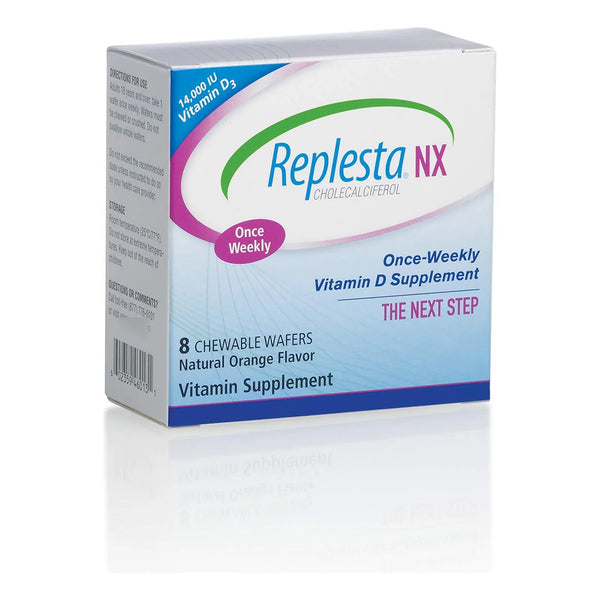 Obleas Masticables Vitamina D3 14000 Ui Sabor Naranja 8 Tabletas