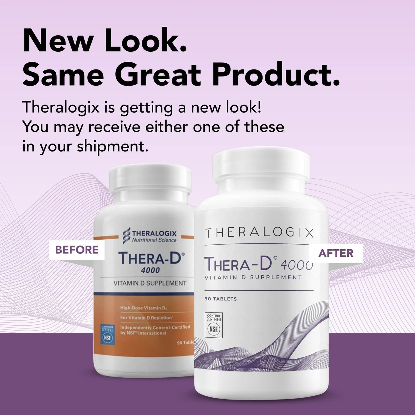 Vitamina D3 Thera D 4000 UI 90 Tabletas Apoyo Inmunológico Y Óseo