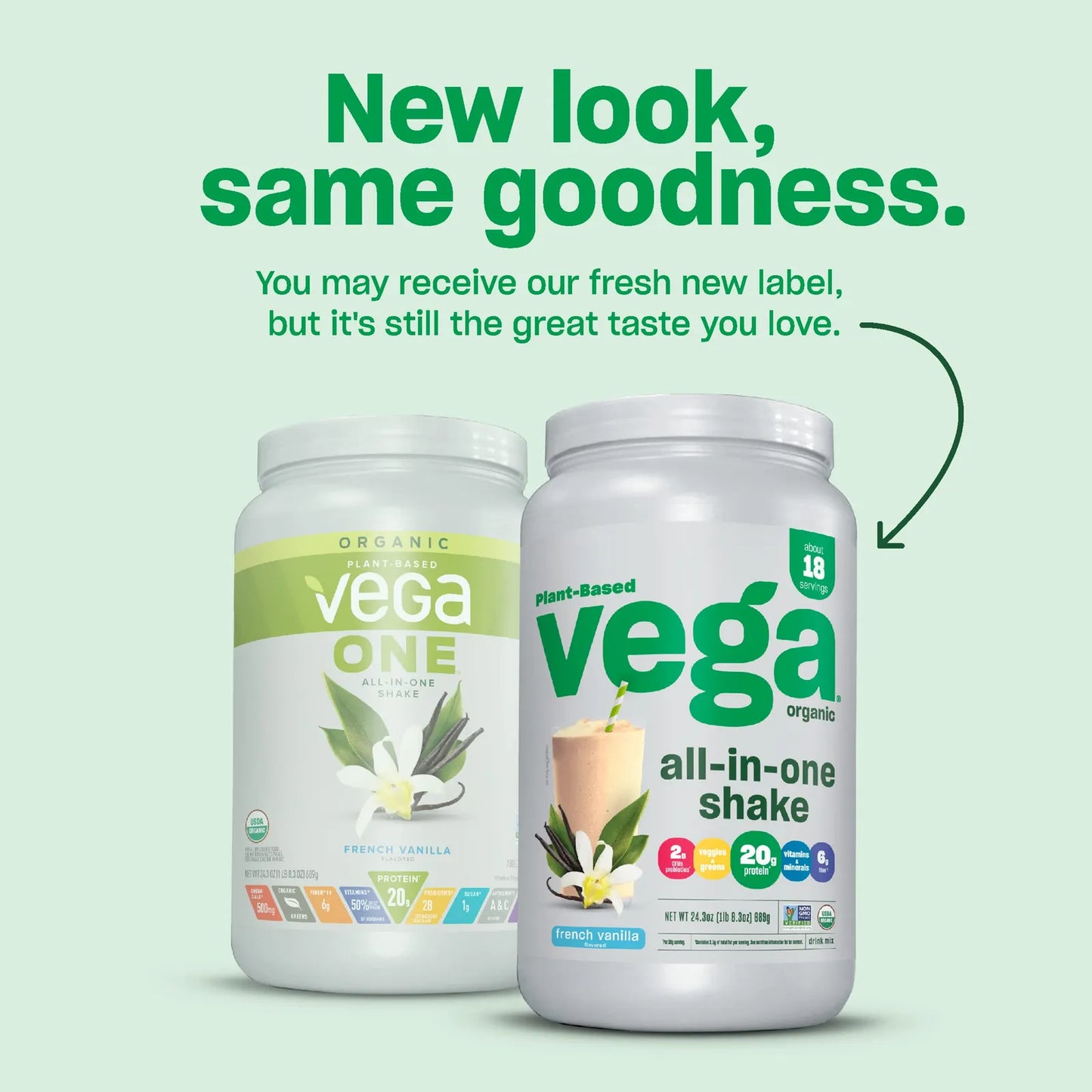 Proteína Vegetal En Polvo Orgánica Sabor Vainilla Francesa Reemplazo De Comida Nutritivo