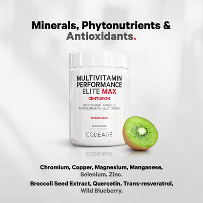 Multivitamin Performance Elite Max Suplemento Vitaminas Minerales Extractos Botánicos