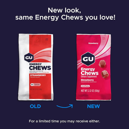 Gomitas Energéticas Con Electrolitos GU Energy Chews 12 Bolsas Sabores Variados