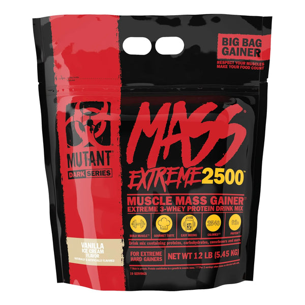 Mass Extreme Gainer Proteina De Suero En Polvo Para Aumento De Masa Muscular Y Fuerza 12 Libras Sabor Vainilla