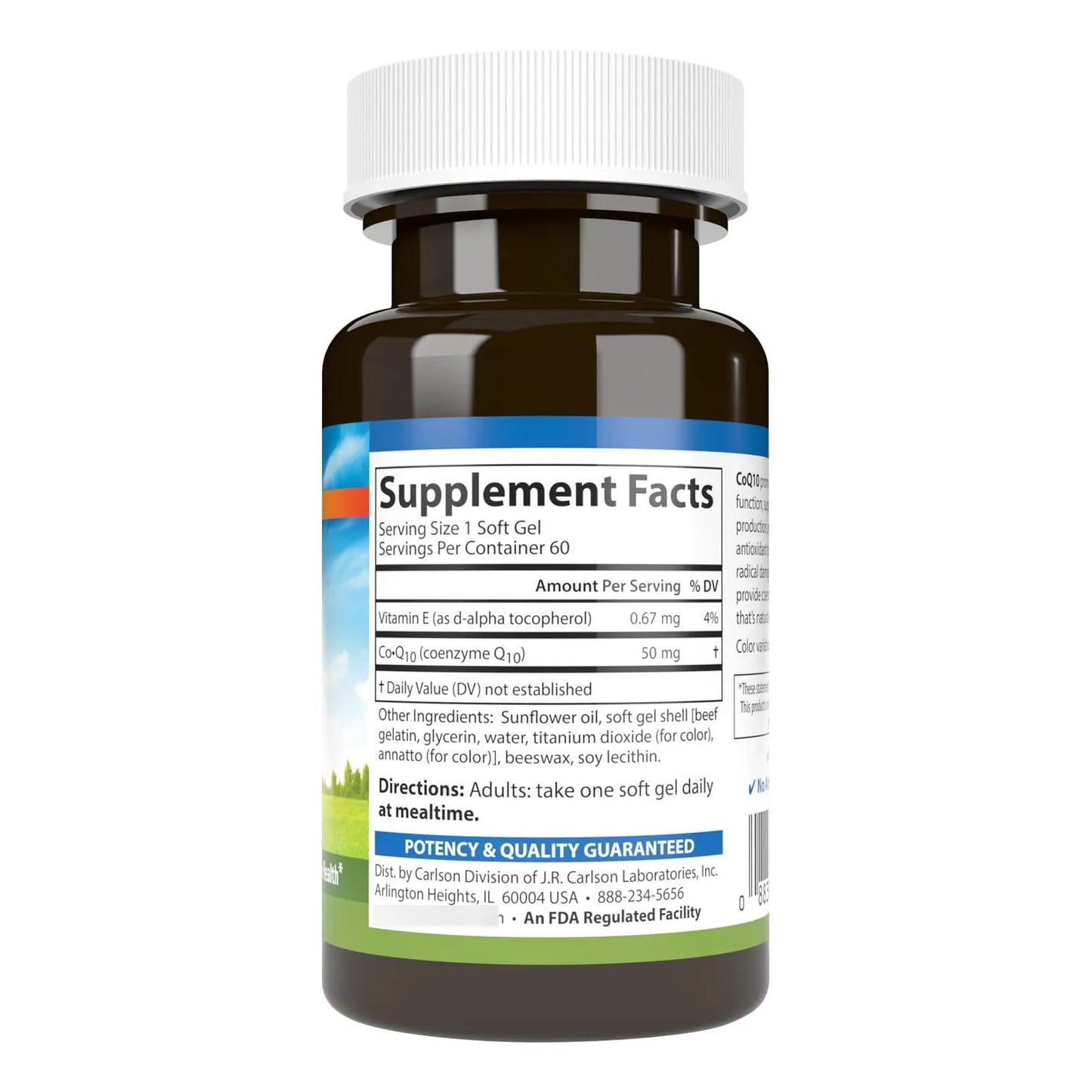 Co-enzima Q10 50 Mg Cápsulas Para Energía Y Salud Cardíaca 6
