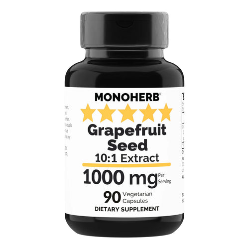 Extracto De Semilla De Pomelo 1000 Mg 90 Cápsulas Vegetarianas Puro Y Potente