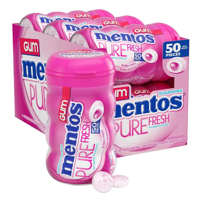 Mentos Pure Fresh Goma Mascar Sin Azucar Sabor Burbujas 300g Frescura Duradera Y Sabor Intenso