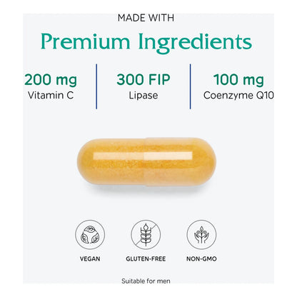 CoQ10 Extra 100 Mg 60 Cápsulas Energía Vitalidad Antioxidante Vitanica