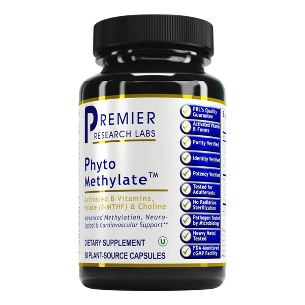 Vitamina B Phyto Methylate 60 Capsulas Apoyo Metilacion Y Desintoxicacion