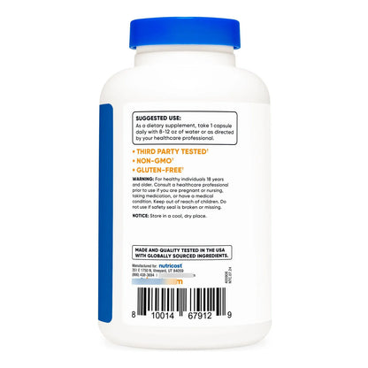 Vinagre De Manzana En Capsulas 240 Unidades 500 Mg Con La Madre
