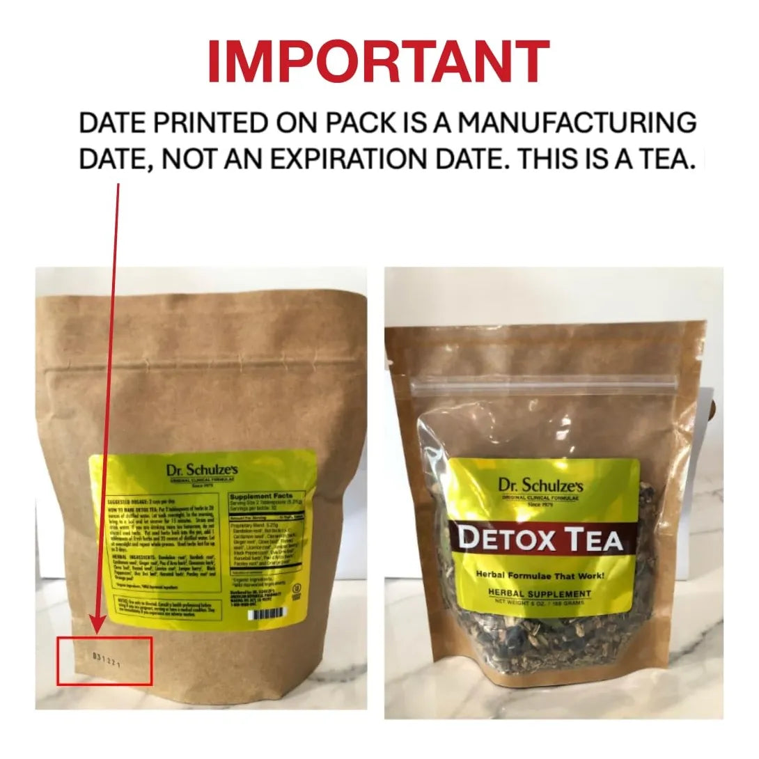 Té Desintoxicante Tónico Herbáceo Dr Schulzes Limpieza Digestiva Y Hepática