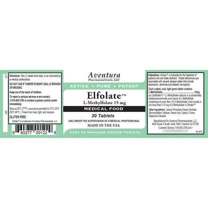 Paquete De 3 L-Metilfolato 15mg 30 Tabletas Suplemento Alimenticio Activo Y Puro