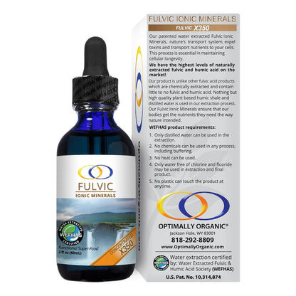 Minerales Ionico X350 Fulvic 60Ml Concentracion Doble Energia Y Claridad Mental