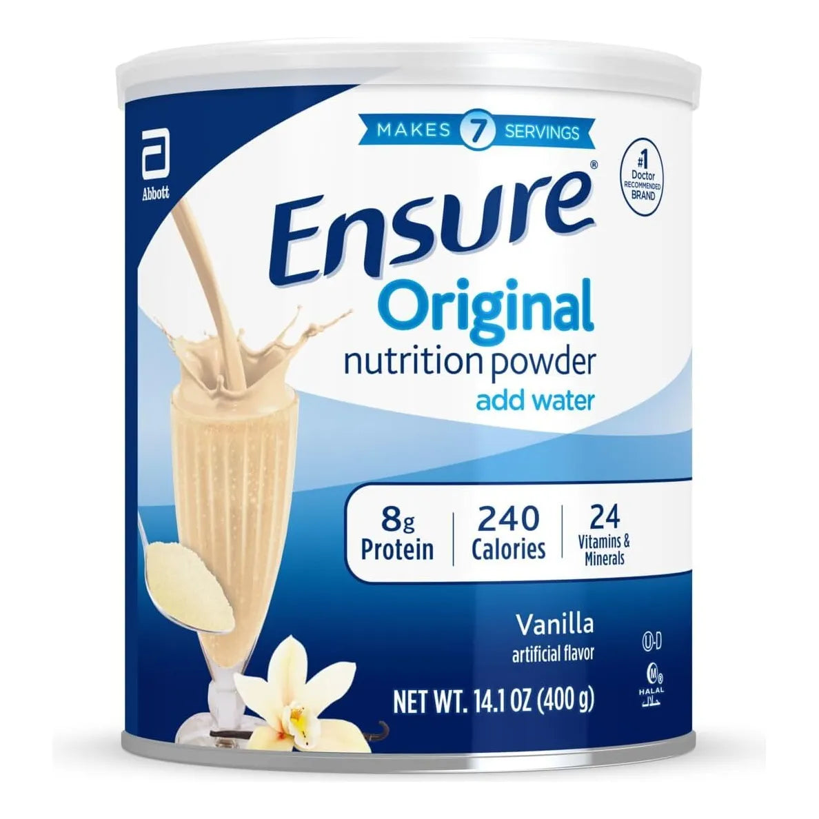 Batido Ensure Original Vainilla 14.1 Onzas Paquete De 6 Nutrición Completa