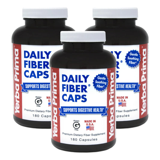 Capsulas Diarias De Fibra 180 Unidades Limpieza Colon Salud Intestinal