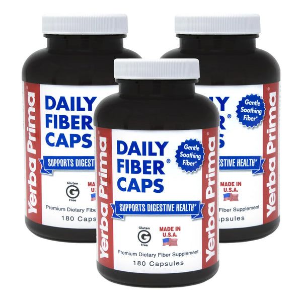 Capsulas Diarias De Fibra 180 Unidades Limpieza Colon Salud Intestinal