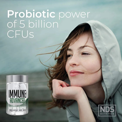 Suplemento Inmunológico Con Saúco Vitamina C D Zinc Y Probióticos