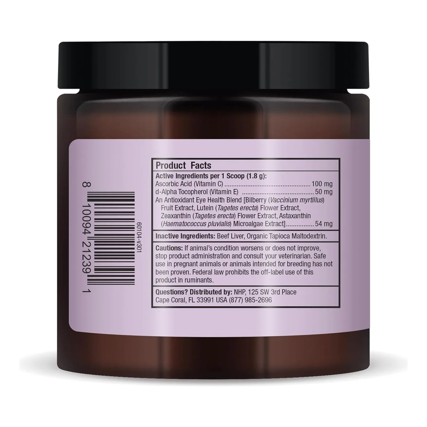 Soporte Ocular Para Mascotas Dr Mercola 180 G Salud Visual Natural