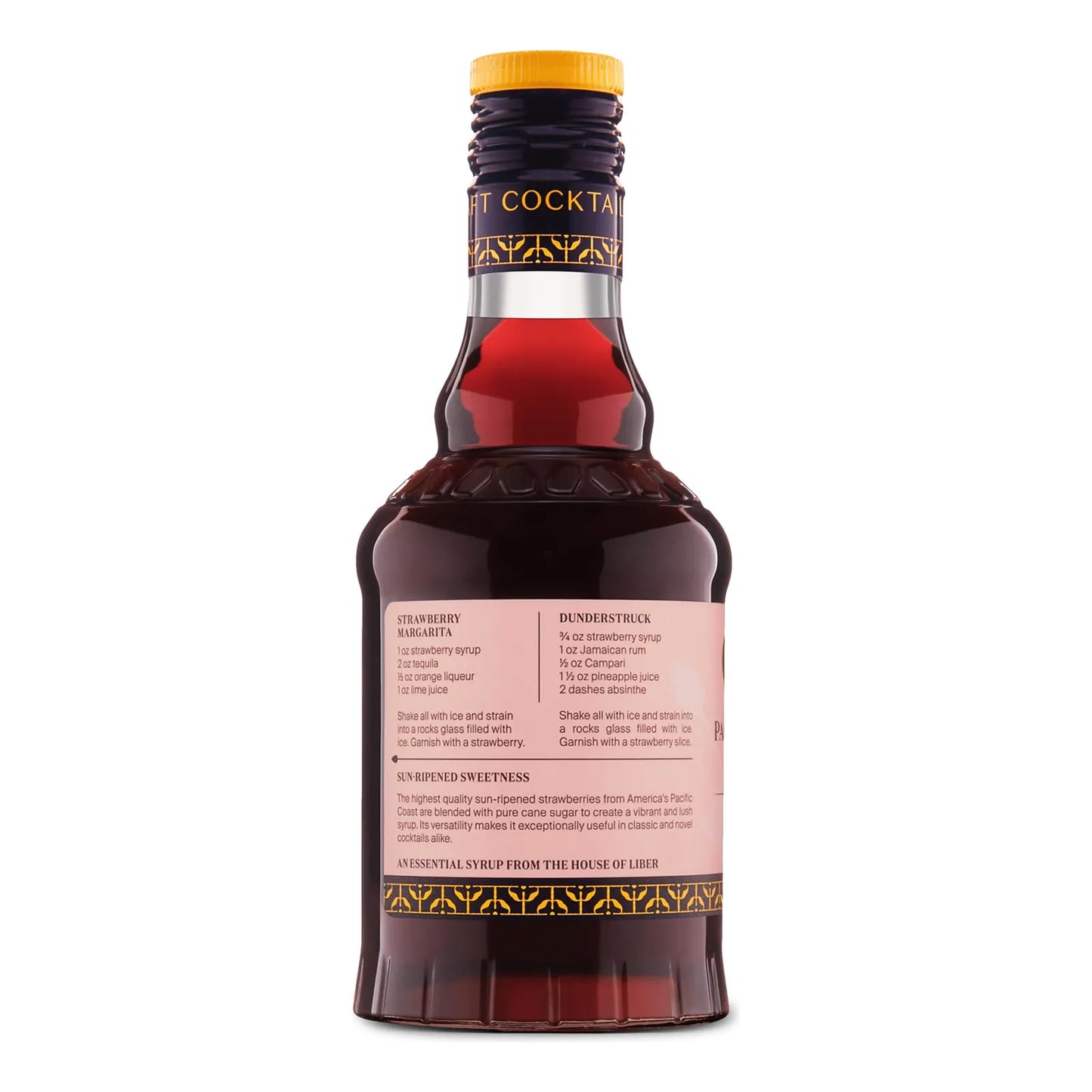 Sirope Natural De Fresa Del Pacifico 360 Ml Sabor Delicioso Importado
