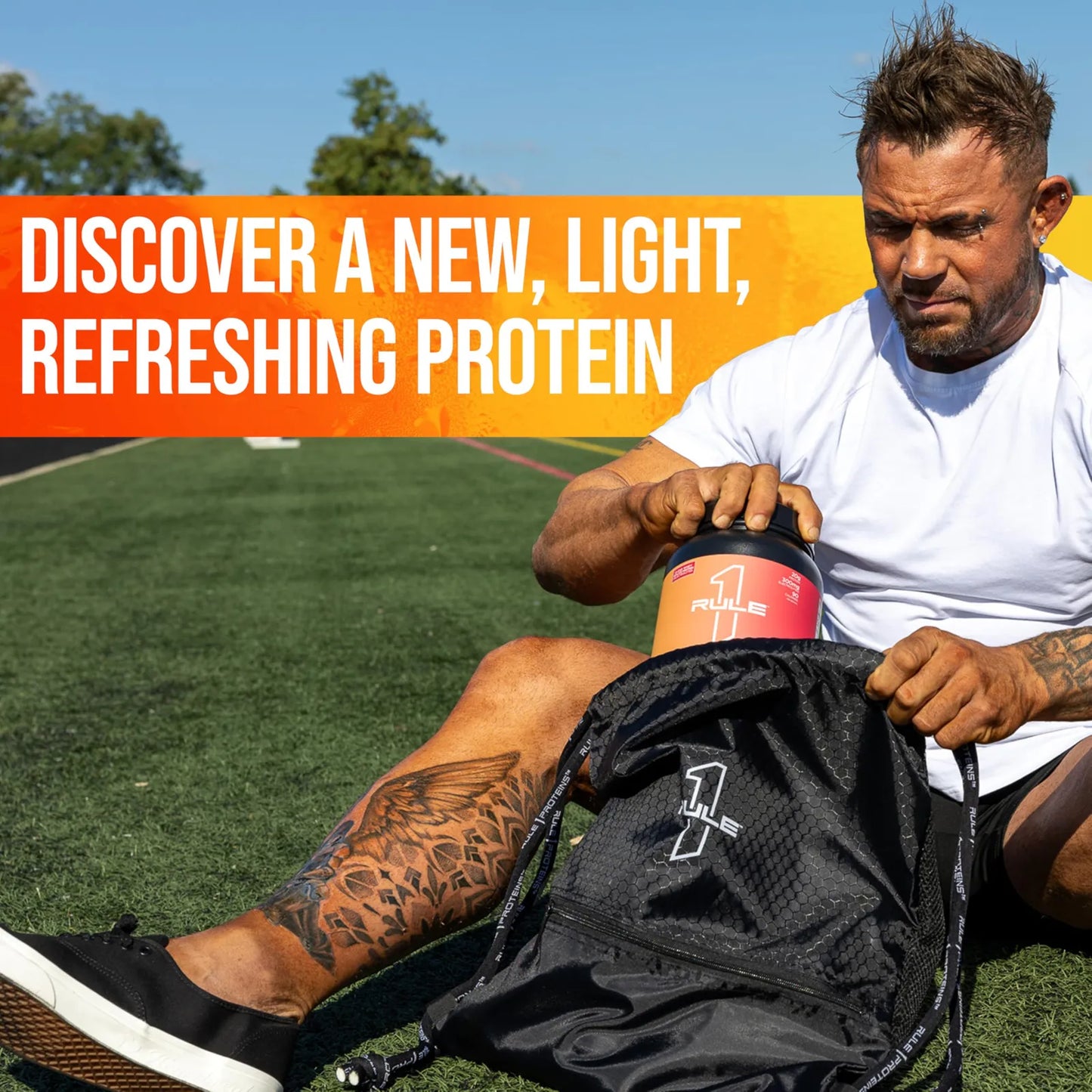 Proteína Aislada Rule One Proteins Clear Isolate 20G EAA Electrolitos