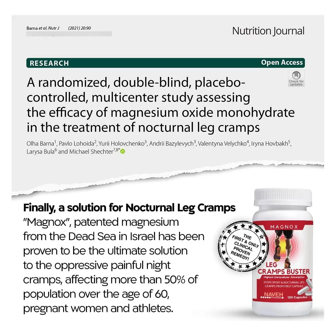 Magnesio 380 Mg Leg Cramps Buster Suplemento Para Calambres Nocturnos Y Espasmos Musculares