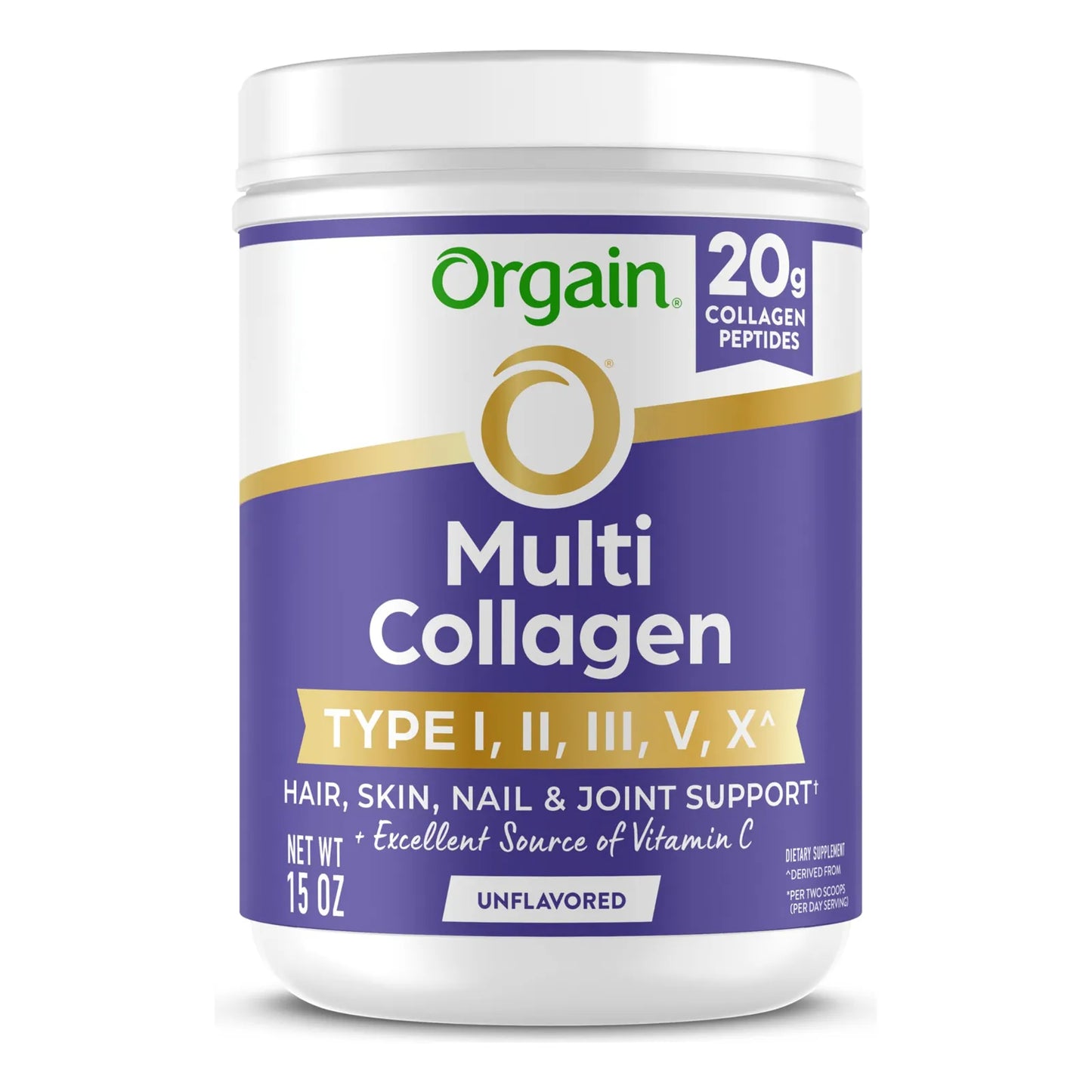 Polvo Hidrolizado De Colageno Multiple 20 Gramos Para Piel Cabello Y Articulaciones Con Vitamina C