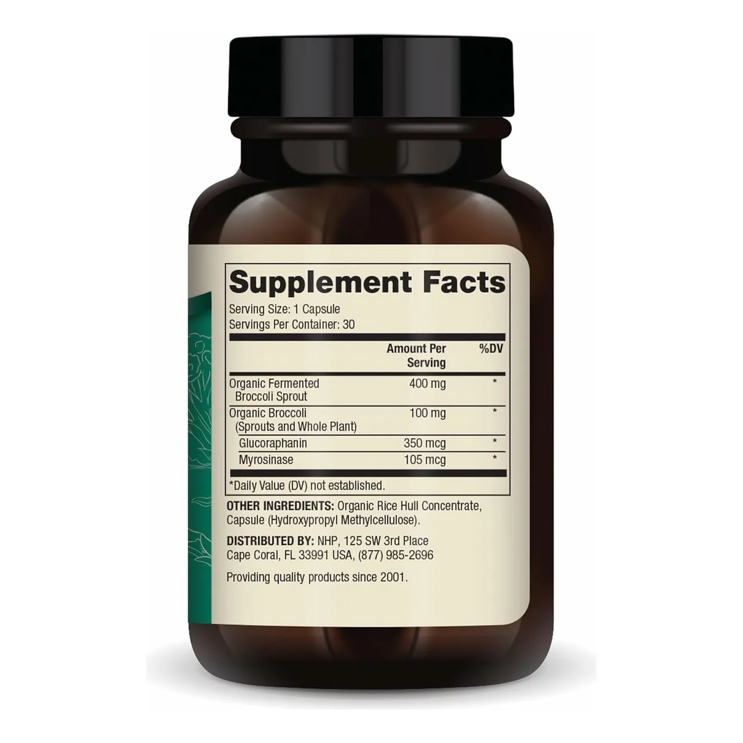 Brotes De Brócoli Fermentados Dr Mercola 30 Cápsulas Suplemento Detox