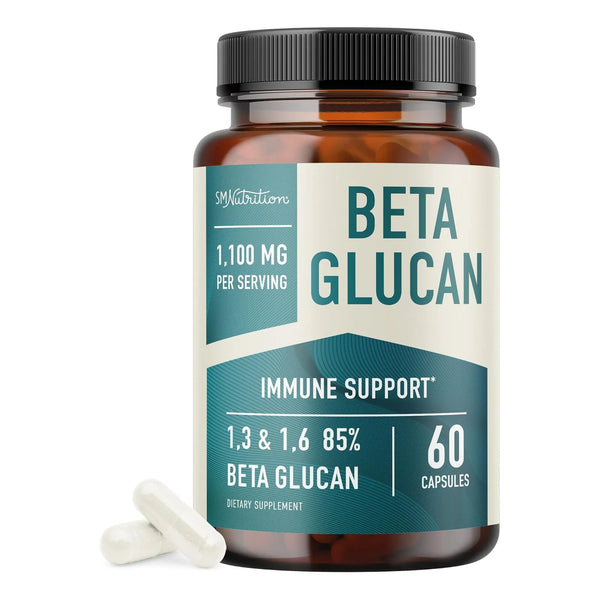 Beta Glucano 1100 Mg Apoyo Inmunidad Piel E Intestino Vegano