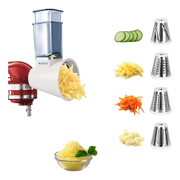 Accesorio Multifuncional Para Batidora De Pie 4 Cuchillas Intercambiables Ralla Corta Tritura Facil