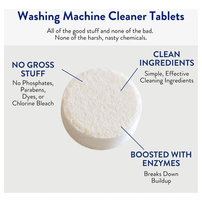 Limpiador De Lavadora Pastillas Elimina Olor Y Suciedad The Clean People