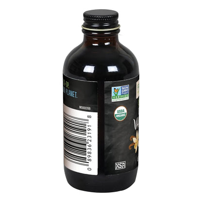 Extracto De Vainilla Orgánico 118 Ml Sabor Natural Aromatiza Postres Y Bebidas