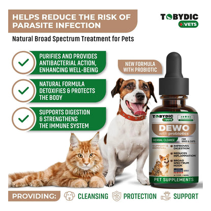 Defensa Intestinal Herbaria Con Probióticos Para Mascotas Importado De Ee Uu