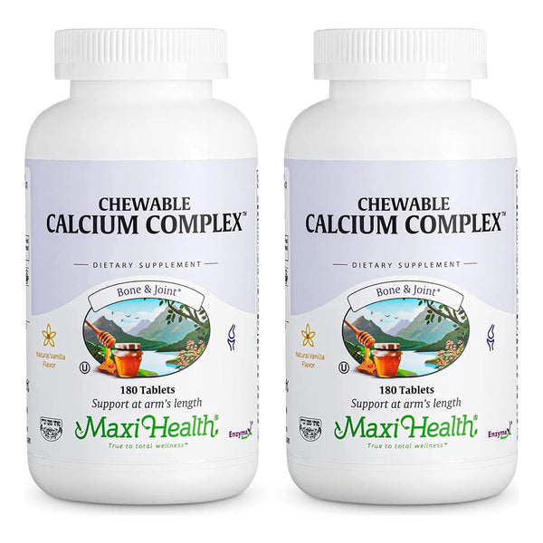 Complejo Masticable De Calcio 1000 Mg Con Vitamina D3 1000 U Soporte Huesos Y Dientes 180 Tabletas