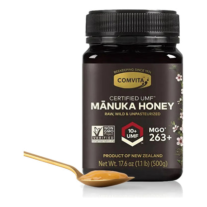 Miel Manuka UMF 10 Premium Comvita 373ml Potente Antibacteriano Natural