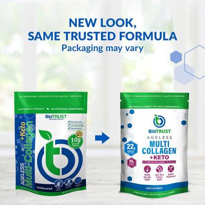 Proteína De Colágeno Múltiple Con Aceite Mct Keto 5 Tipos Ácido Caprílico C8