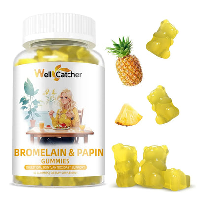 Gomitas De Bromelina Y Quercetina 500 Mg Digestión E Inmunidad