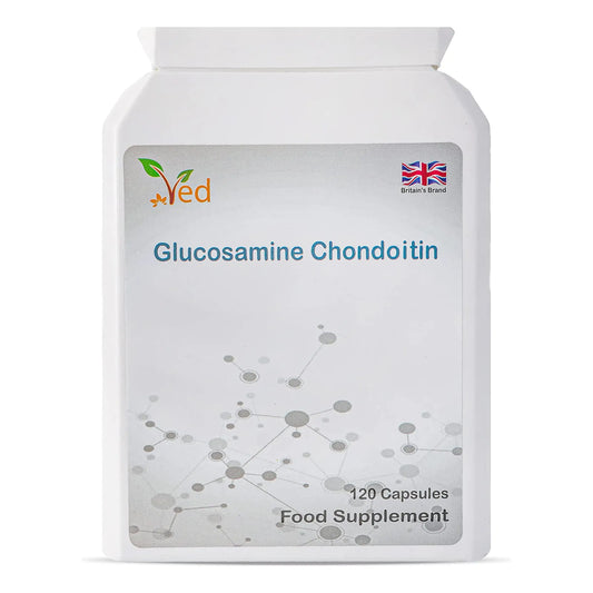 Glucosamina Condroitina Cúrcuma Vitamina C 120 Cápsulas Suplemento Articulaciones