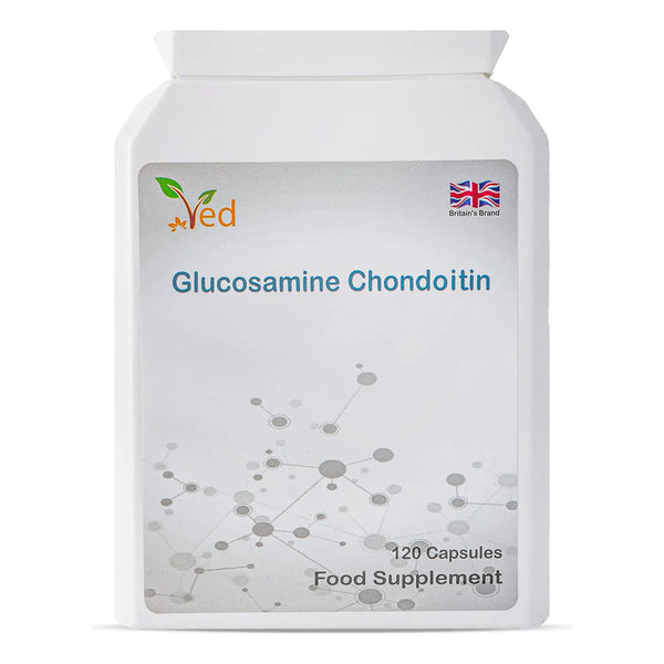 Glucosamina Condroitina Cúrcuma Vitamina C 120 Cápsulas Suplemento Articulaciones