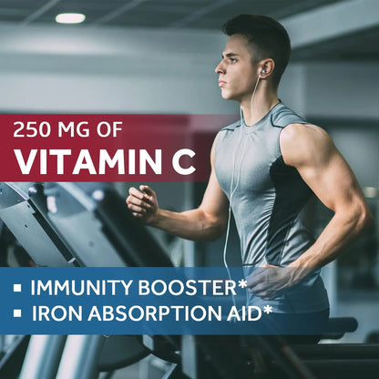 Hierro 65 Mg Con Vitamina C Suplemento Para Energía Y Vitalidad