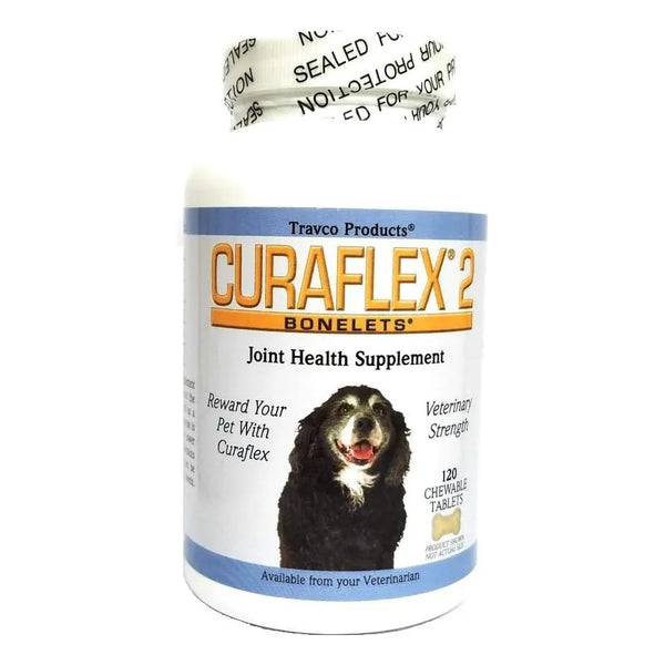 Masticables Curaflex 2 Para Perros 120 Unidades Glucosamina Alivia Dolor Articular