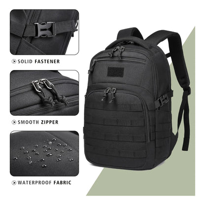 Wotony Mochila Tactica Militar Hombre Resistente 25L Sistema Molle