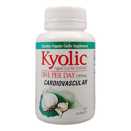 Extracto De Ajo Envejecido Kyolic 1000 Mg 60 Comprimidos Refuerza Inmunidad Y Corazón