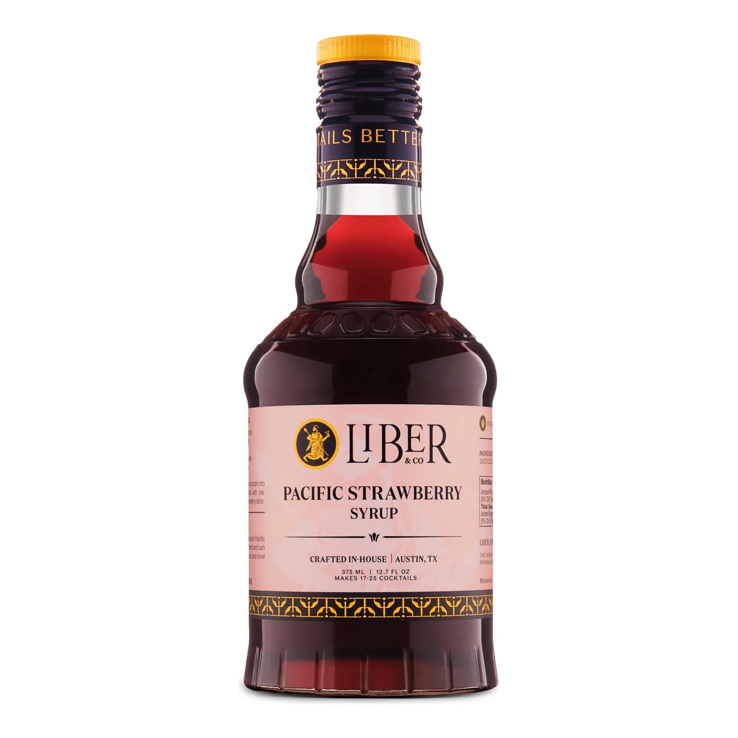 Sirope Natural De Fresa Del Pacifico 360 Ml Sabor Delicioso Importado