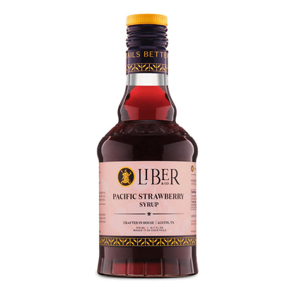 Sirope Natural De Fresa Del Pacifico 360 Ml Sabor Delicioso Importado
