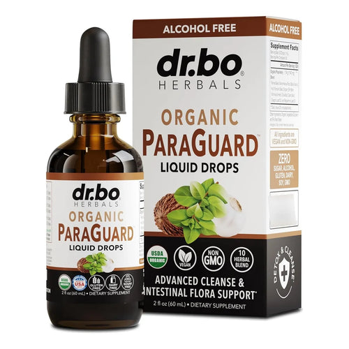 Liquido Organico Detox Intestinal Con Nuez Negra Y Ajenjo Limpiador Natural Para Digestión Y Flora Balance